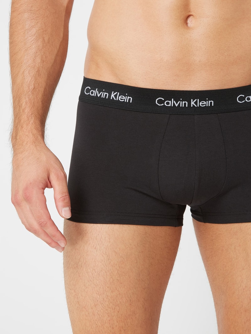 Trunks im 3er-Pack - kurzes Bein in mittelgrau meliert