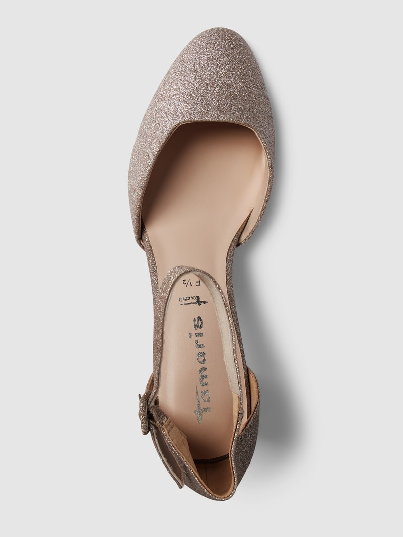 Pumps mit Dornschließe in rosé