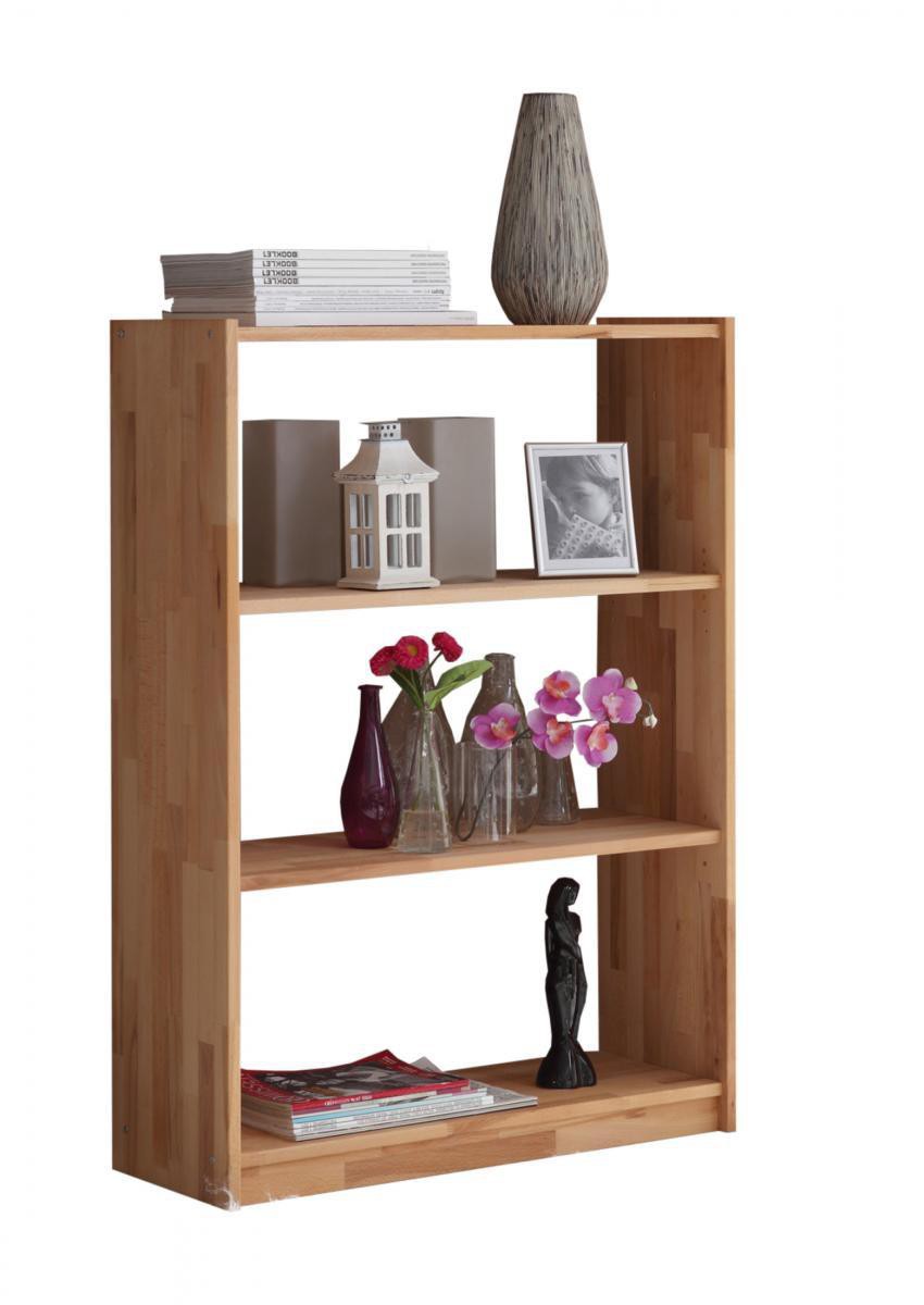 Ticaa Standregal Simon Buche massiv Natur 110 cm hoch