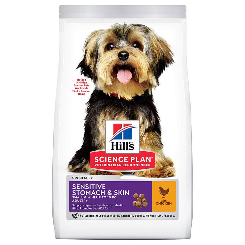Hill's Science Plan Adult 1+ Sensitive Stomach & Skin Small & Mini mit Huhn