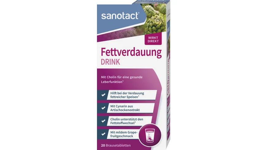 sanotact Fettverdauung Drink