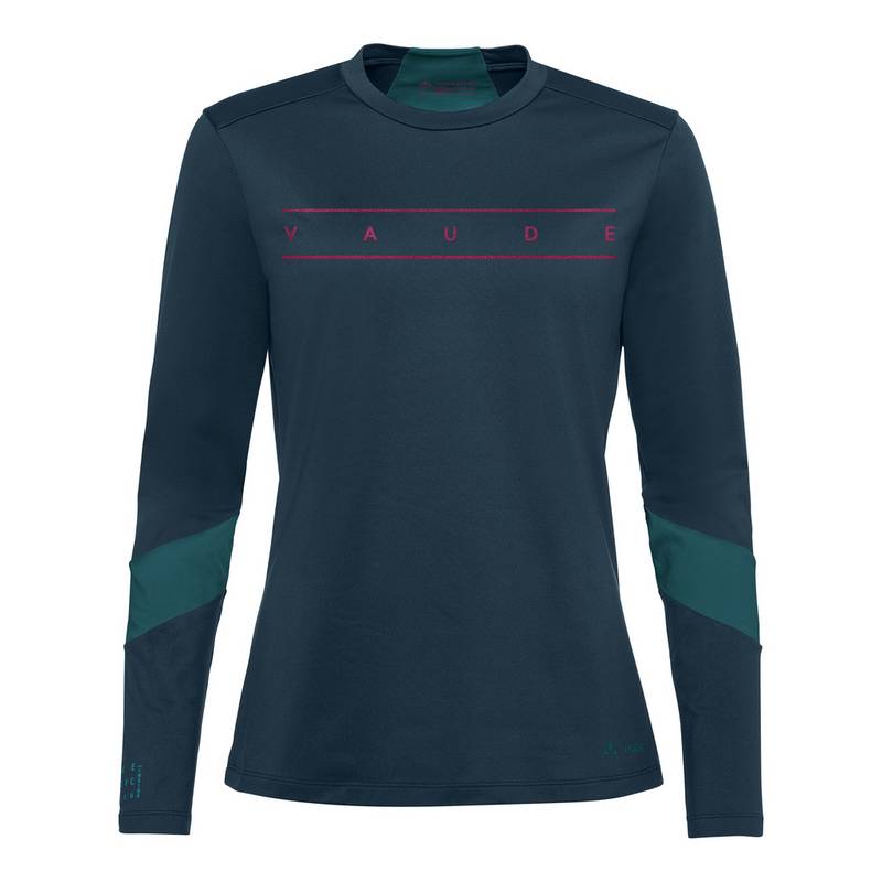 VAUDE Women's Qimsa LS Logo Shirt Sweatshirt Damen