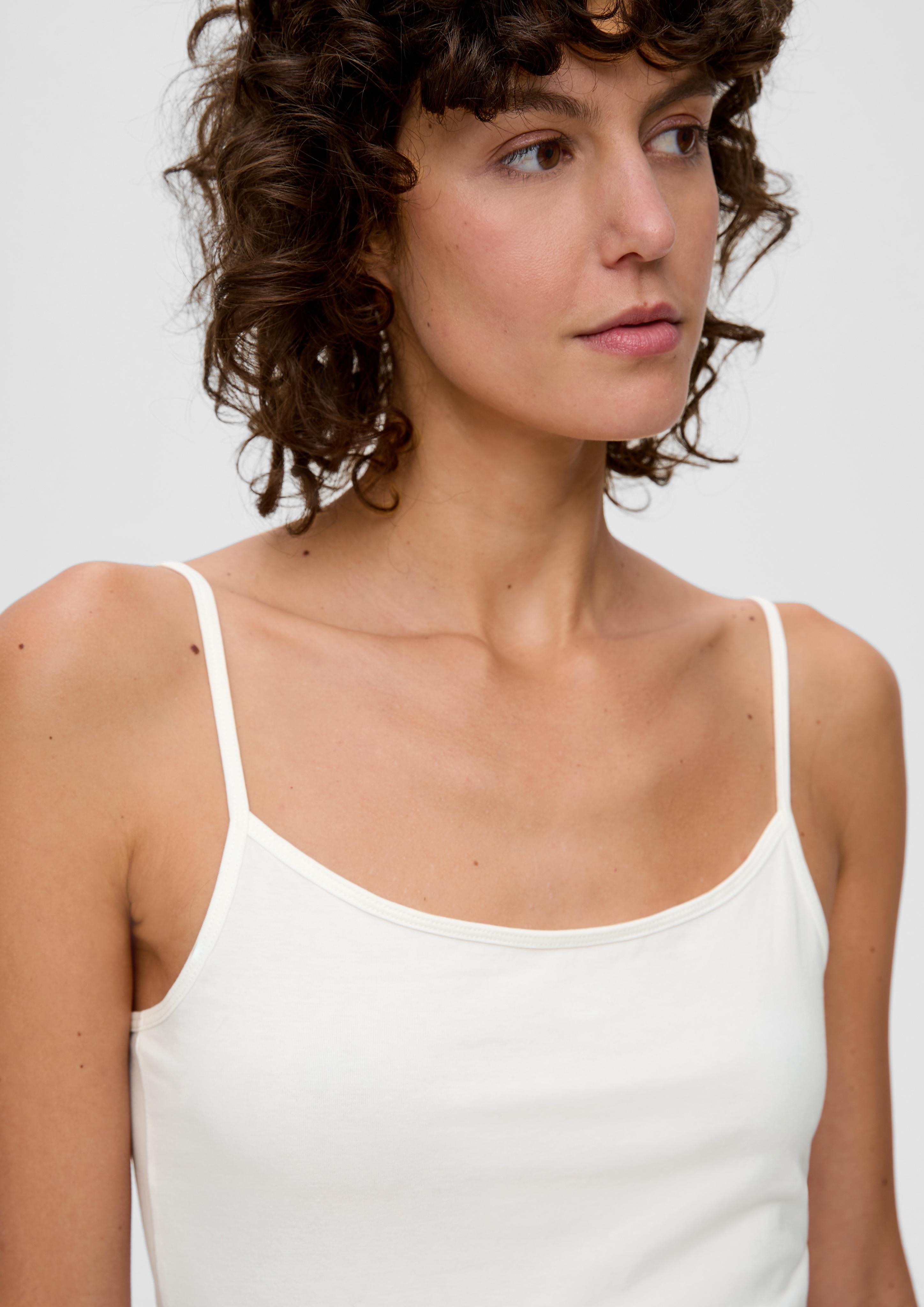 Top aus Baumwollstretch  2146725-0210