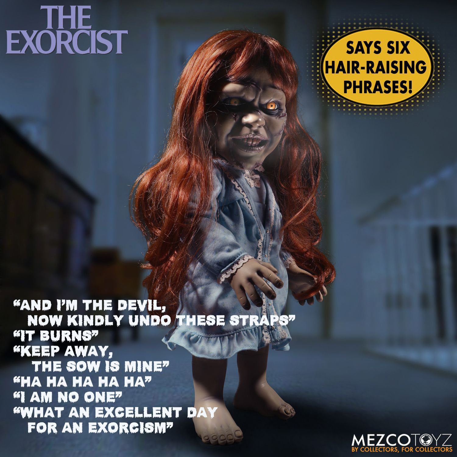 MEZCO Actionfigur The Exorcist Mega Scale Regan Puppe 15