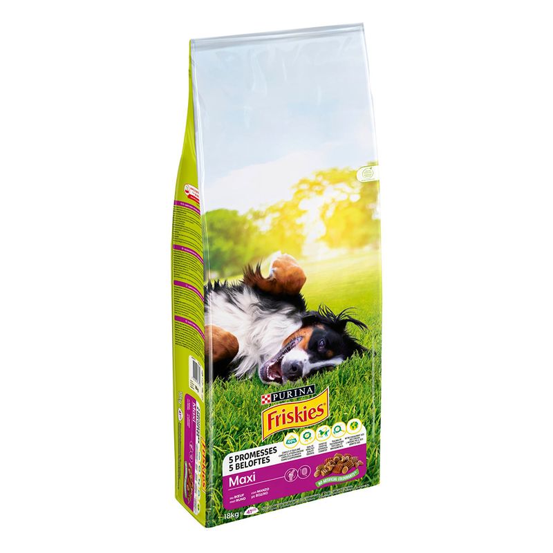PURINA Friskies Adult Large Breed Hund Maxi mit Rind