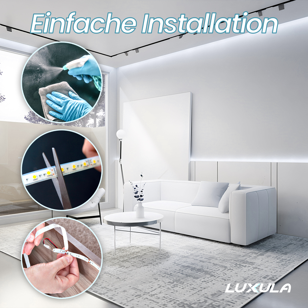LUXULA LED-Streifen, neutralweißes Licht, 12 V