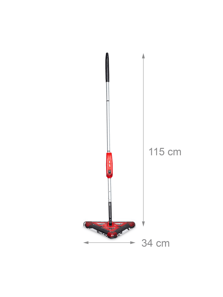 relaxdays Akkubesen in Rot - (B)34 x (H)115 cm günstig kaufen onesize