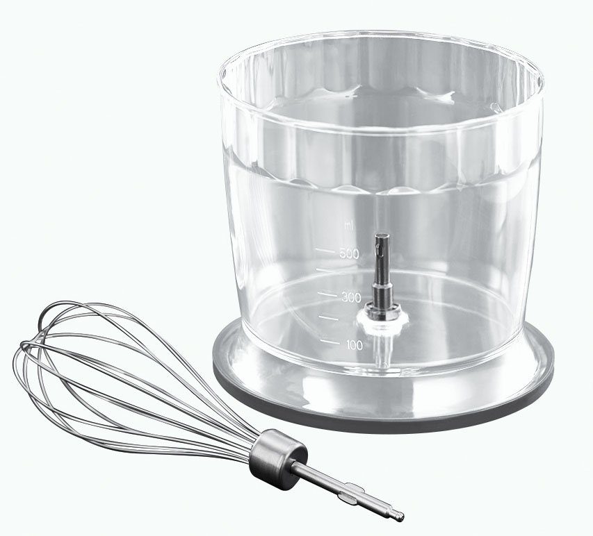 RUSSELL HOBBS Stabmixer 3-in-1, Matte Black 24702-56, 500 W, Mixen, Pürieren, Zerkleinern und Verquirlen