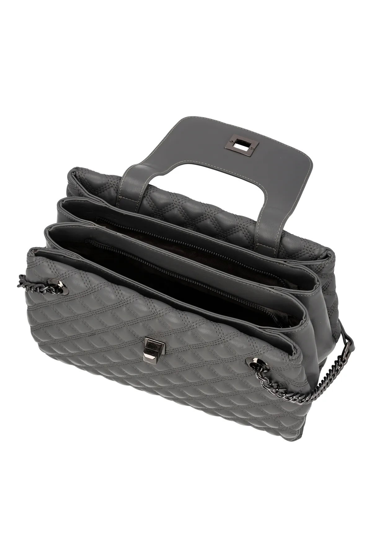 Felipa  Handtasche - Grau - Unifarben