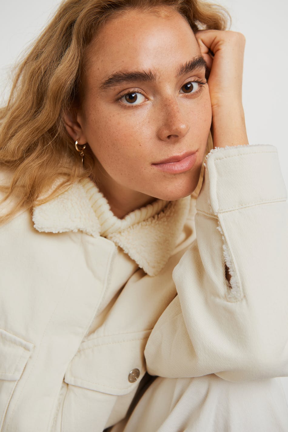 Teddy twill overshirt