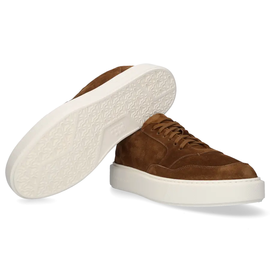 Henderson - Sneaker low PERSEO Veloursleder - braun