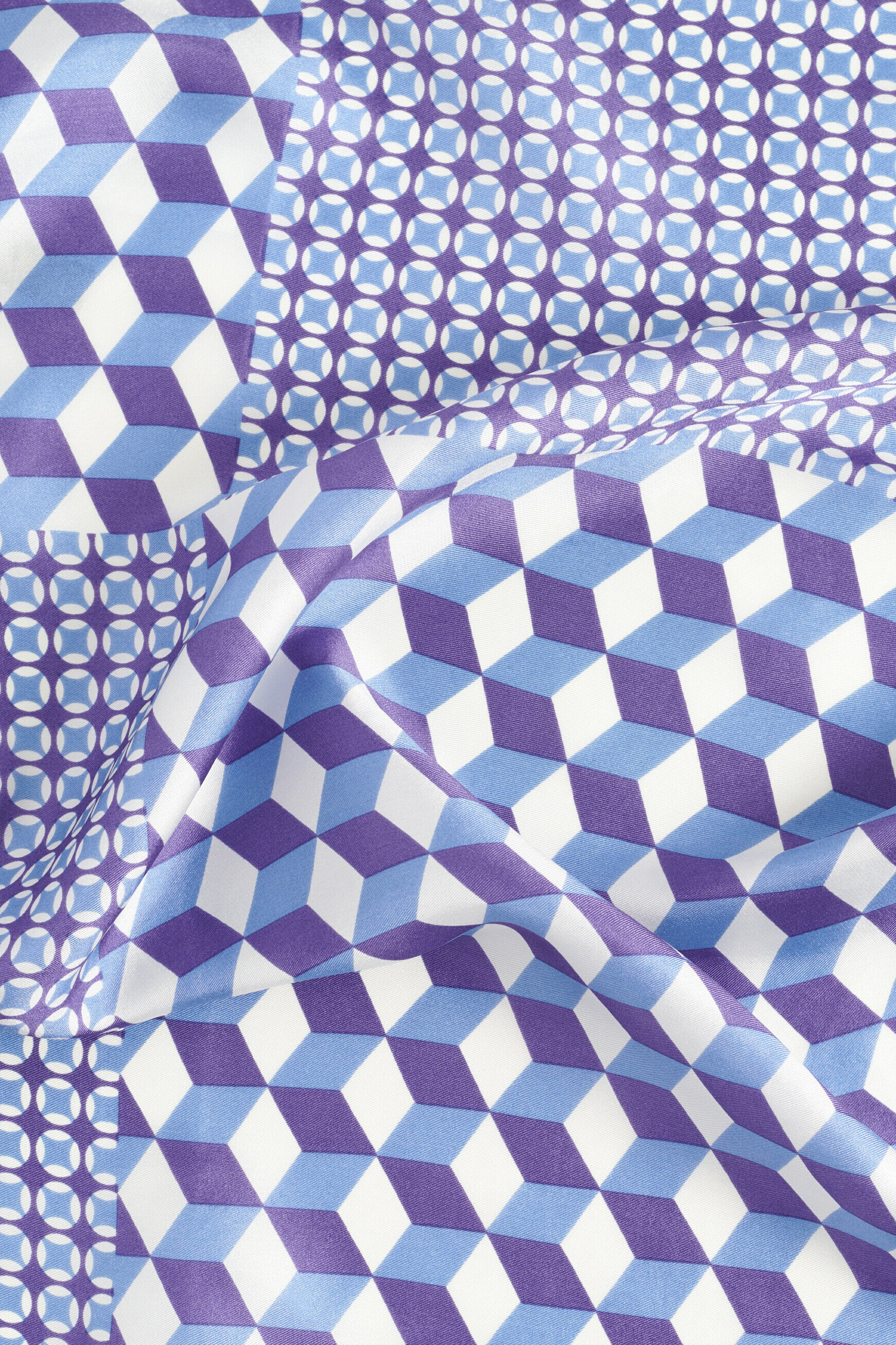 foulard harold 100% soie prune femme