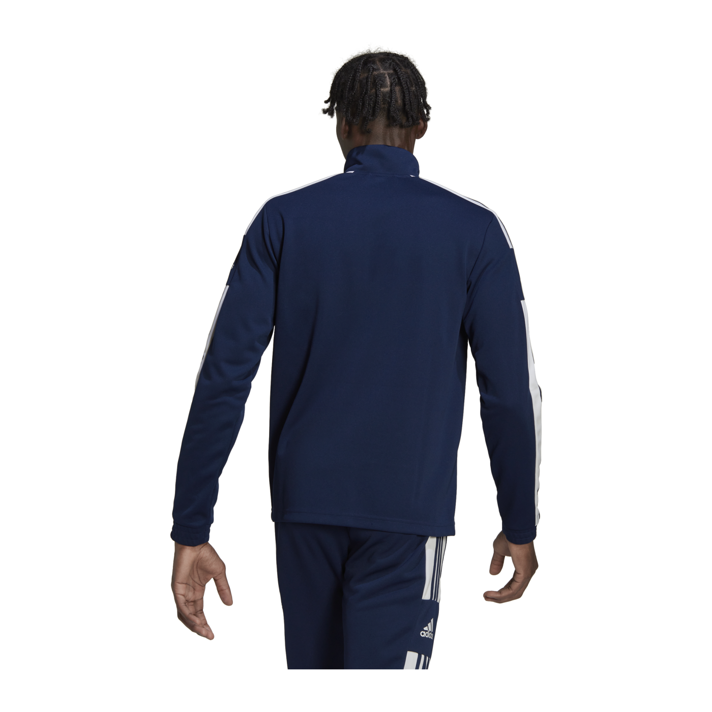 adidas Squadra 21 HalfZip Sweatshirt Blau Weiss