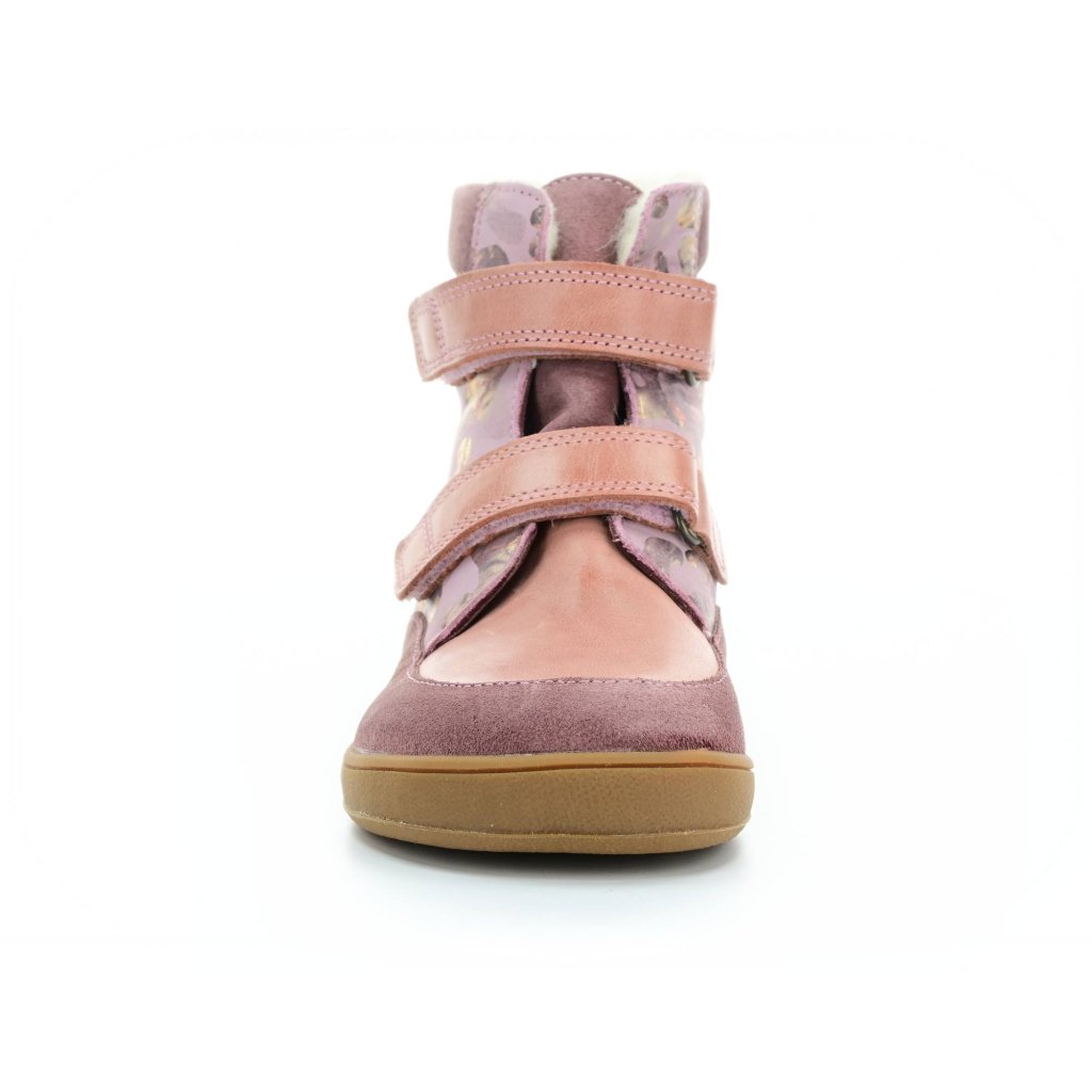 Bundgaard Basil Strap II Tex Rose Mili rosa Barfuß-Stiefeletten