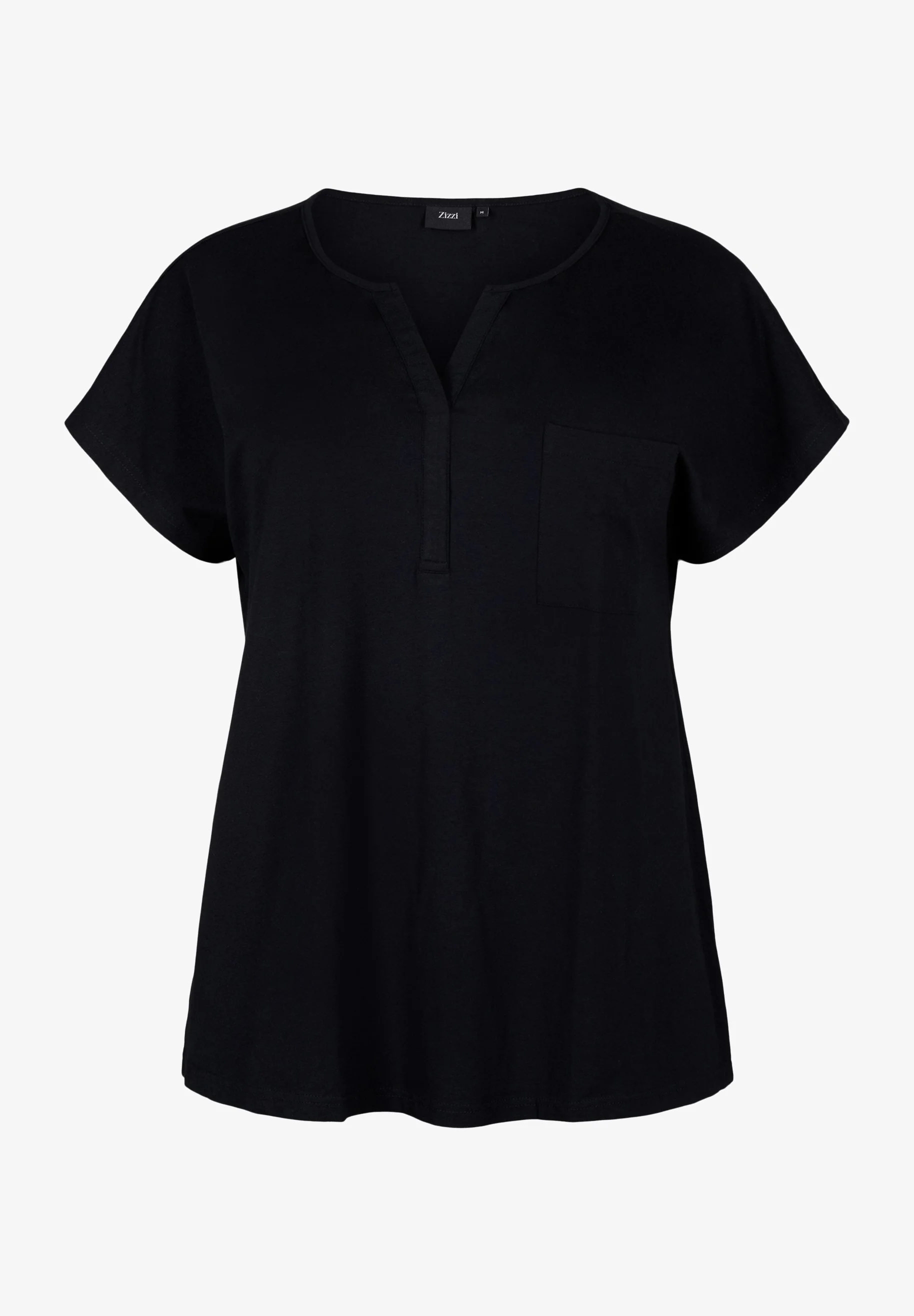 Zizzi MIT V-AUSSCHNITT UND BRUSTTASCHE - Blusa