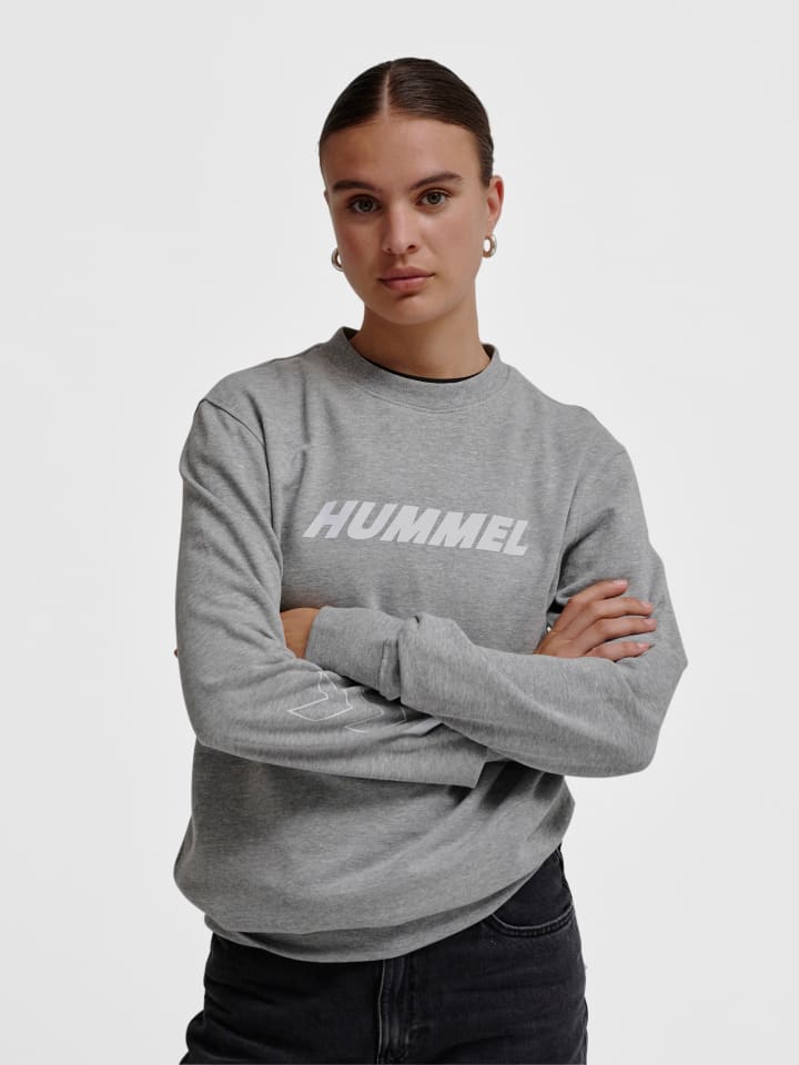 Hummel Hummel Sweatshirt Hmlelemental Herren in GREY MELANGE günstig kaufen