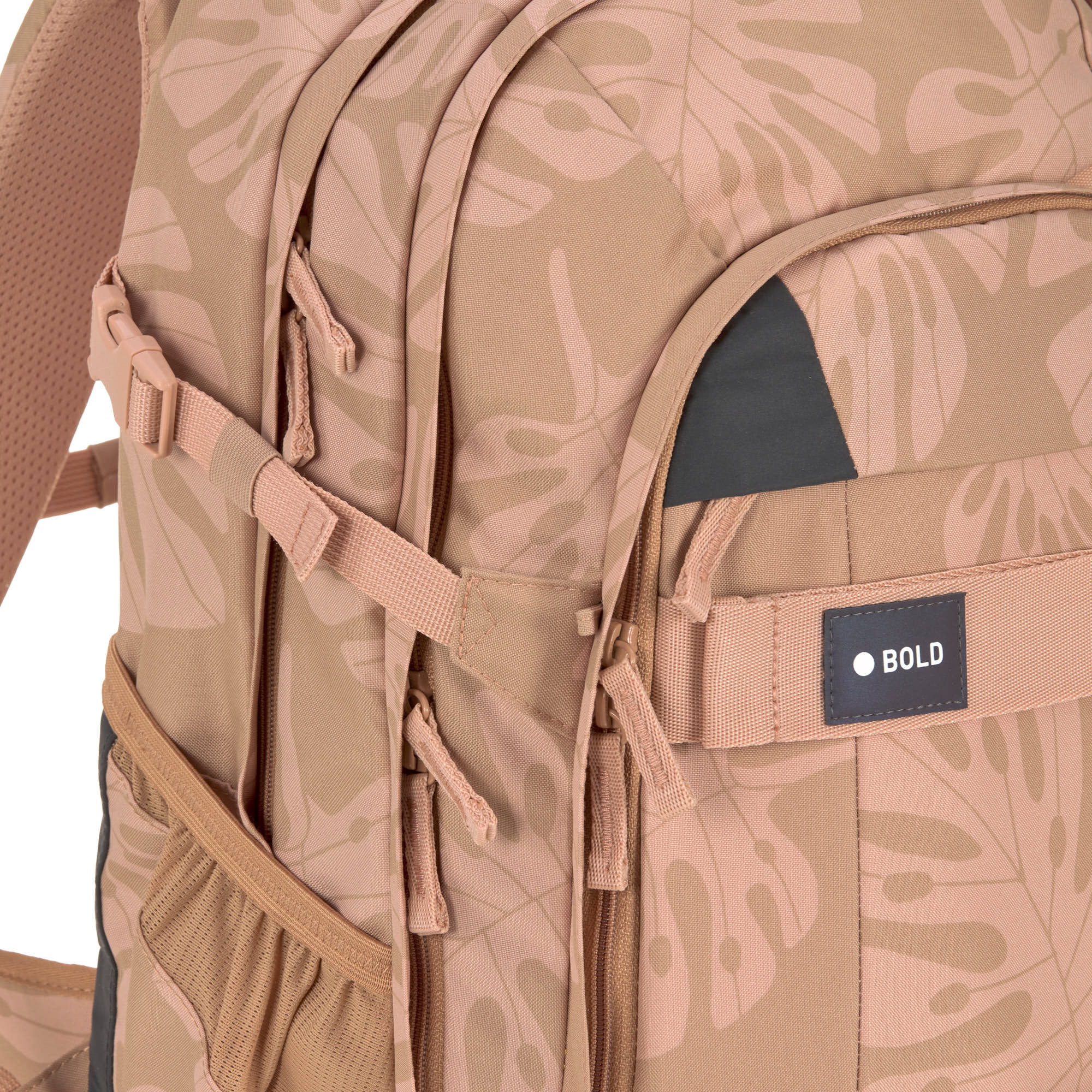 Schulrucksack - BOLD Origin Leaves, Karamell
