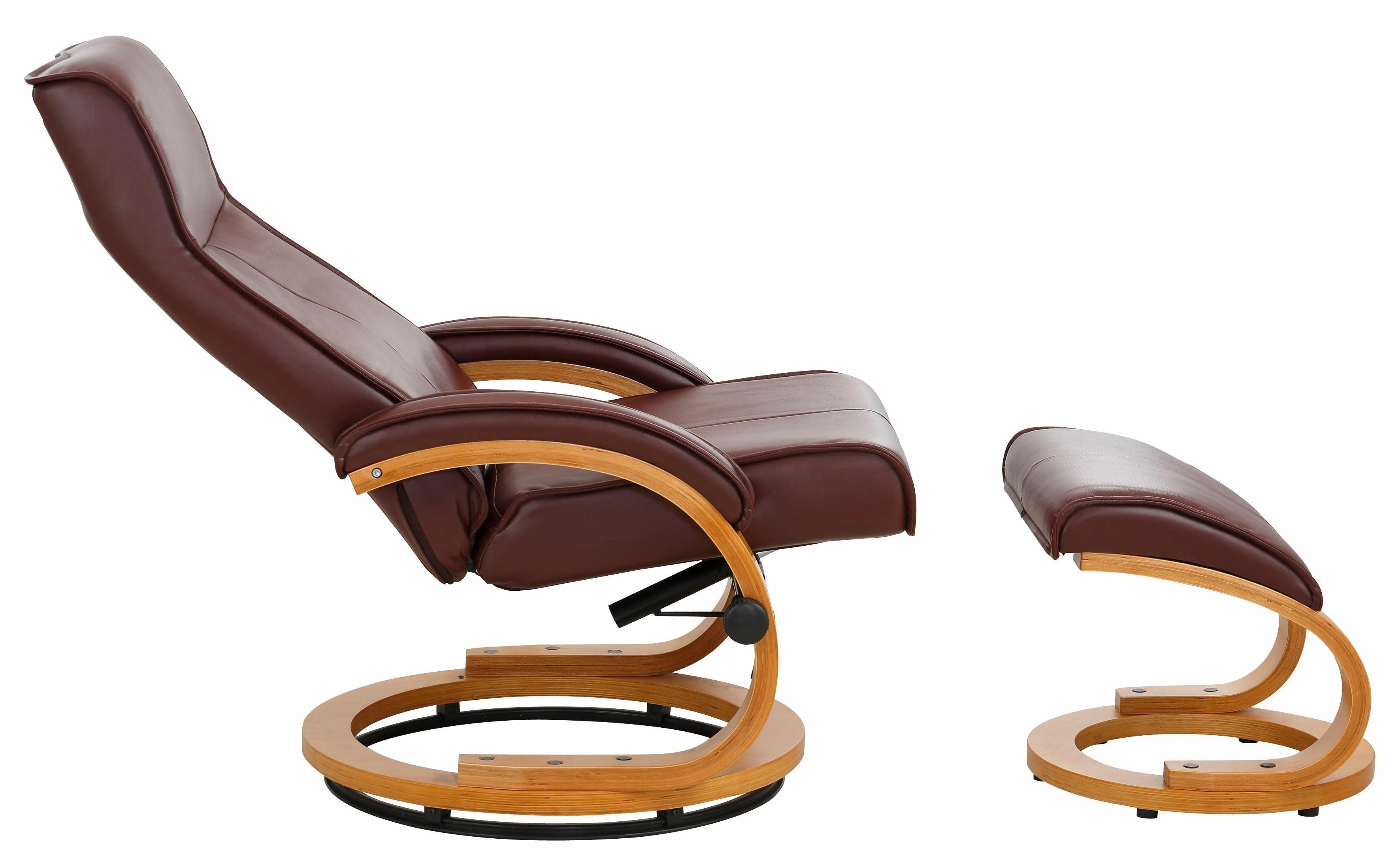 Home affaire Relaxsessel Paris (Set, 2-St., bestehend aus Sessel und Hocker), mit passendem Hocker