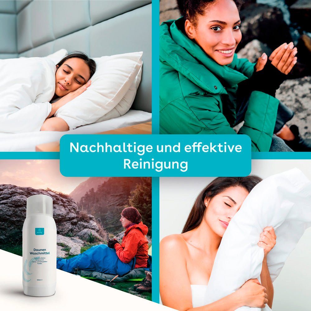 eco:fy Daunenwaschmittel Spezialwaschmittel (Silikon- und Phosphatfrei)