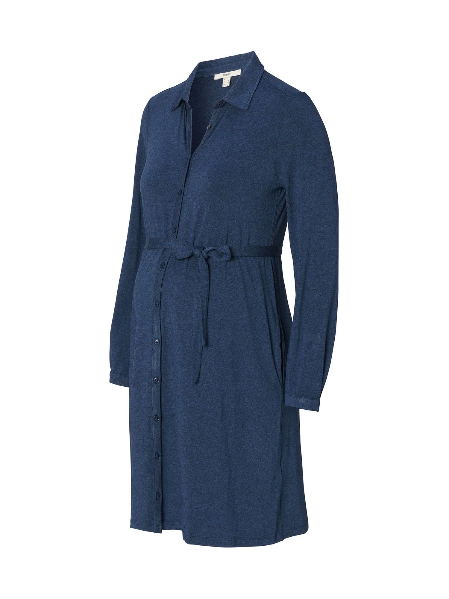 ESPRIT maternity Umstandskleid Jerseykleid mit Knöpfen auf der Vorderseite