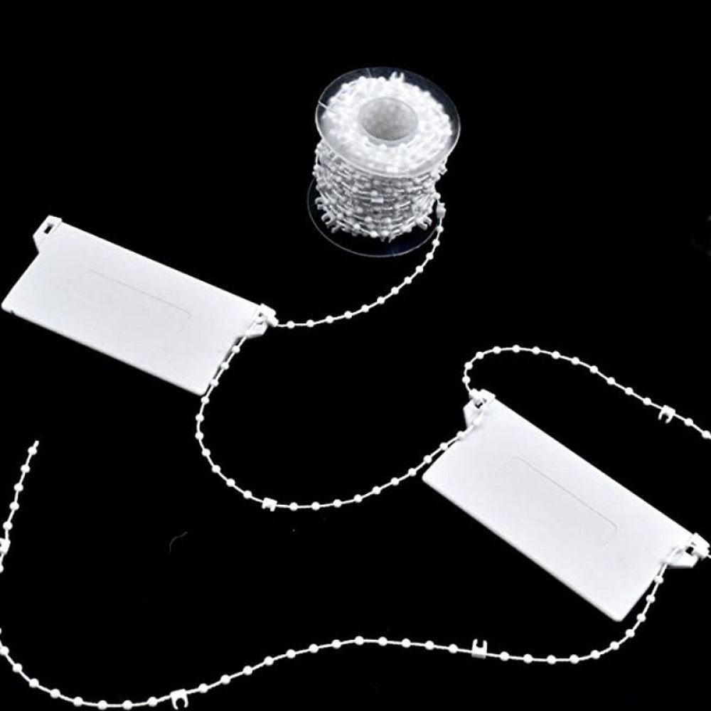Design-Set 20 Stück Lamellen Gewichte Vertikaljalousie,Kette Rollokette, Fokelyi