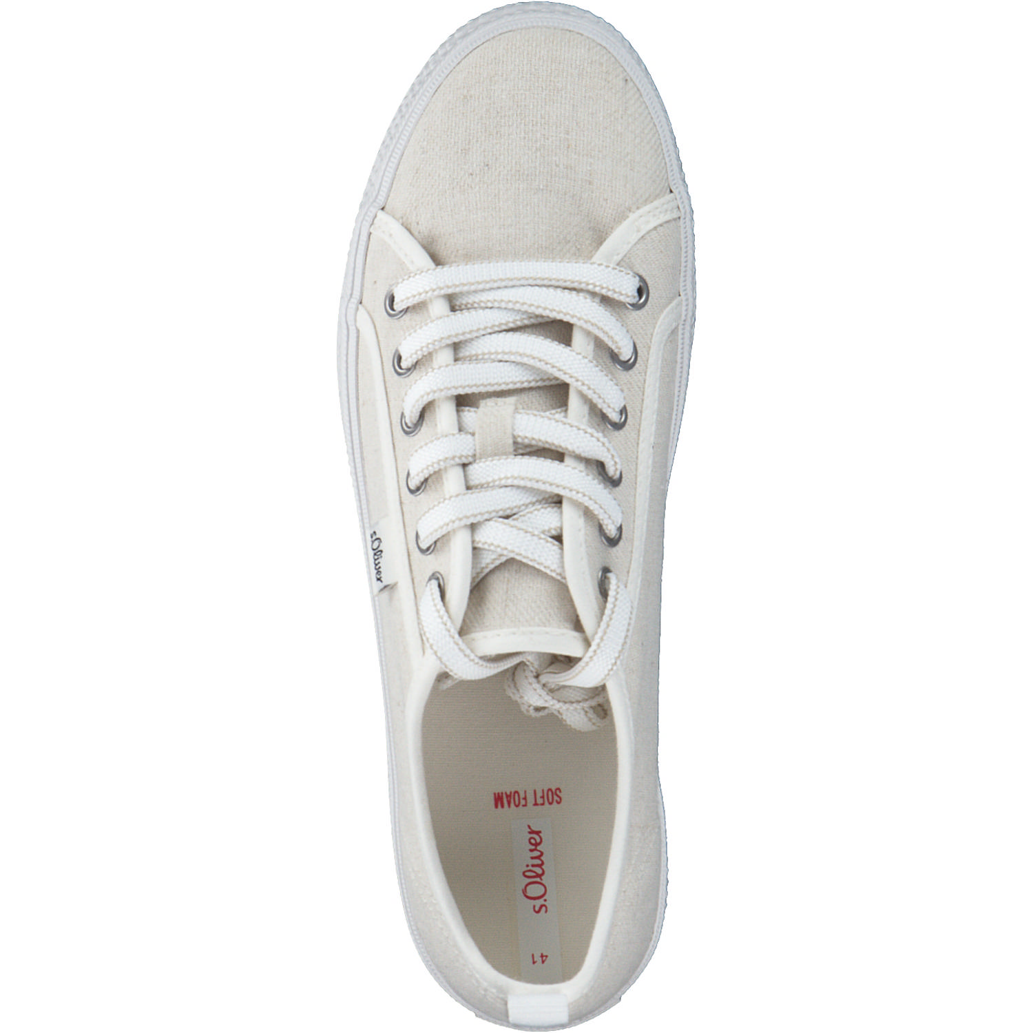 s. Oliver 23650, Sneakers Low, Damen, Beige