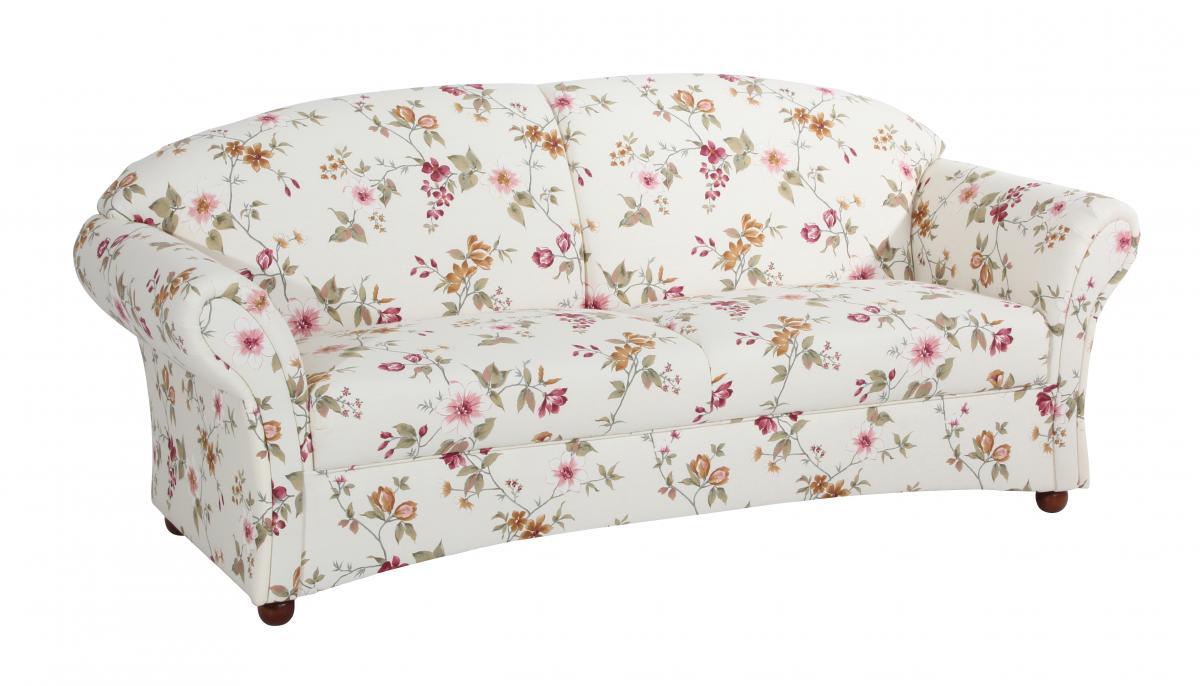 Max Winzer Corona Sofa 2,5-Sitzer Flachgewebe weiß