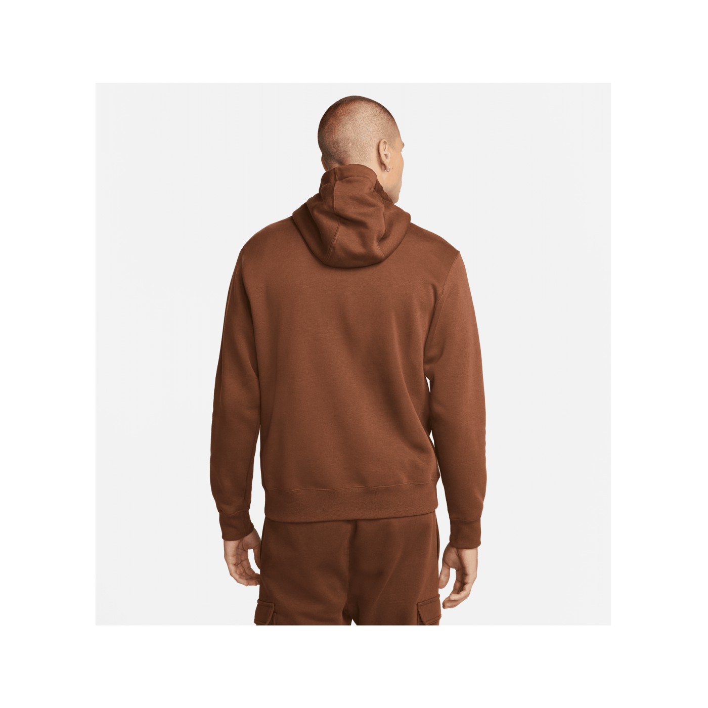 Nike Club Fleece Hoody Braun F259