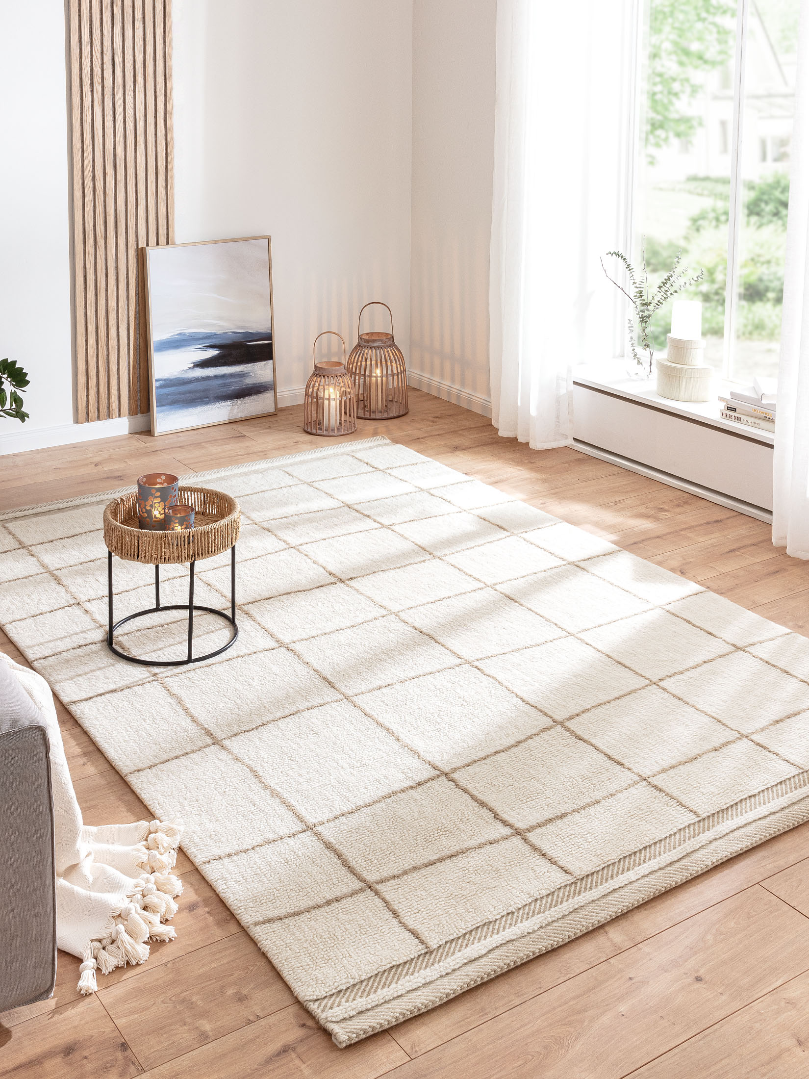 Björnstad Woll-Teppich, Nordic White