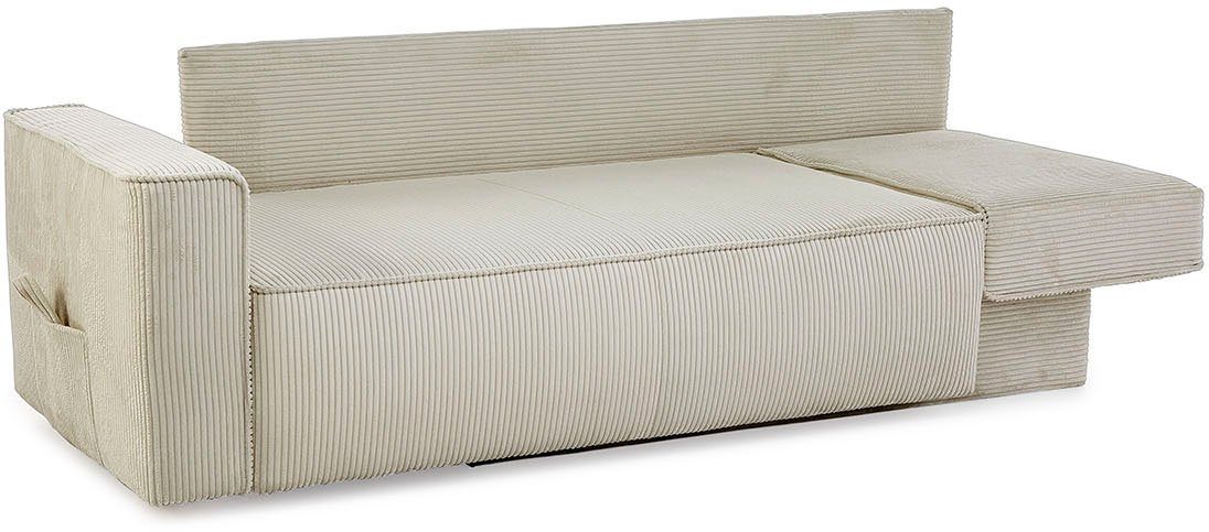 Jockenhöfer Gruppe Schlafsofa Ron, Platzsparendes Sofa mit Gästebettfunktion, Federkernpolsterung