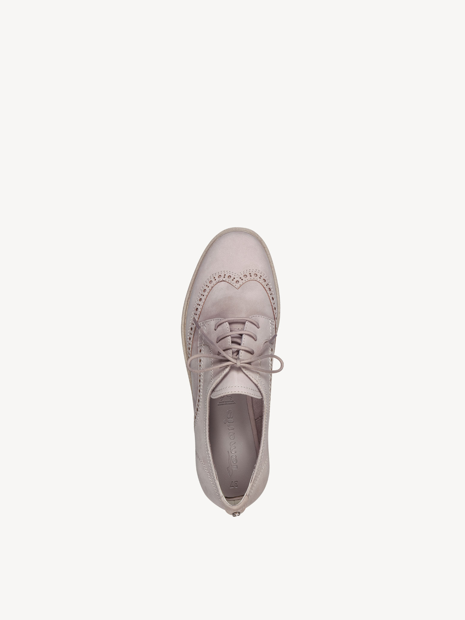 Derbie en cuir - gris