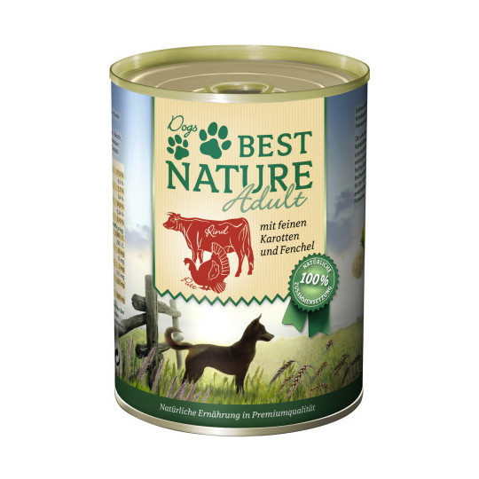Best Nature Pute & Rind mit feinen Karotten & Fenchel 400G