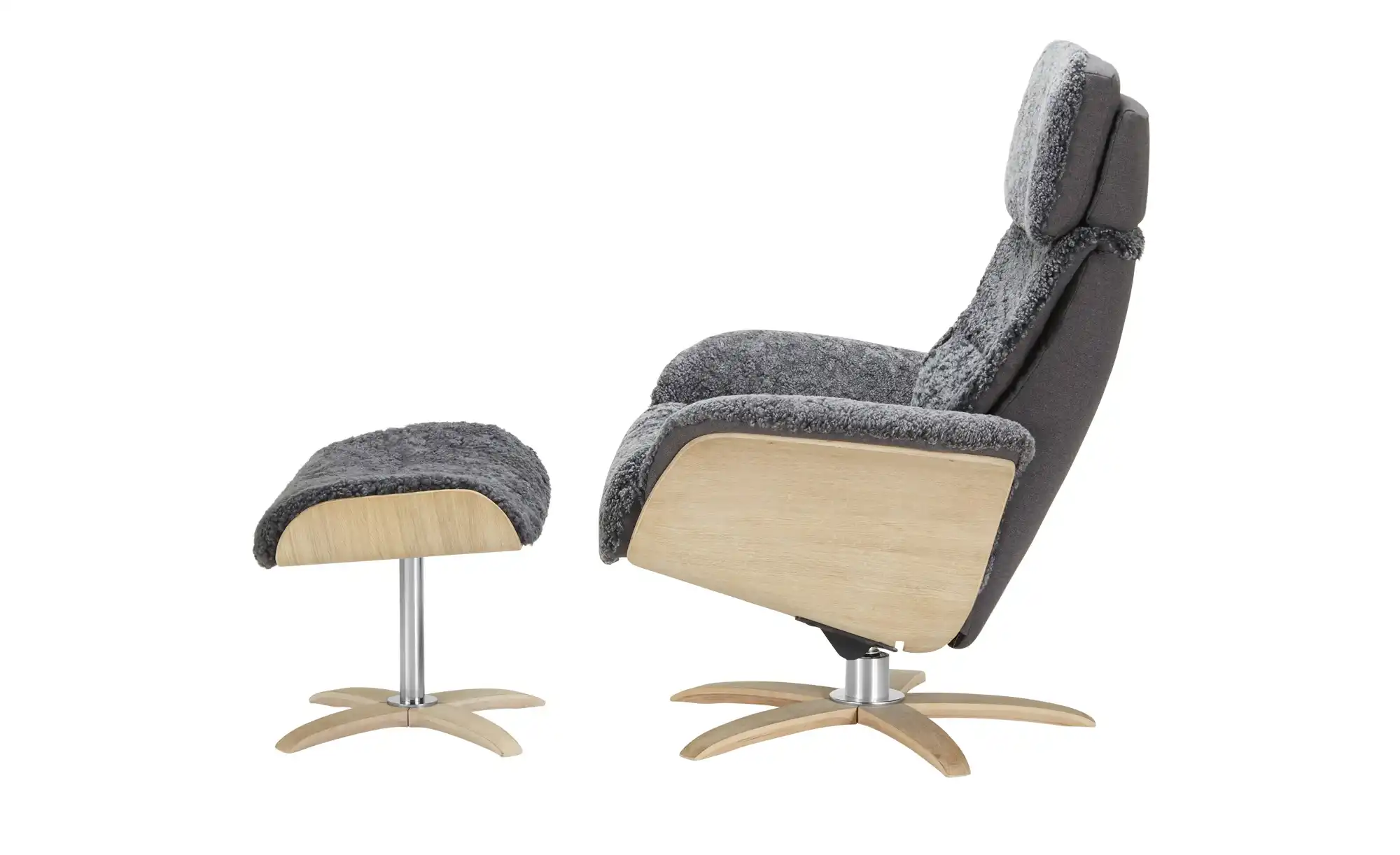 Nils Olsen Hocker aus Schaffell Balance