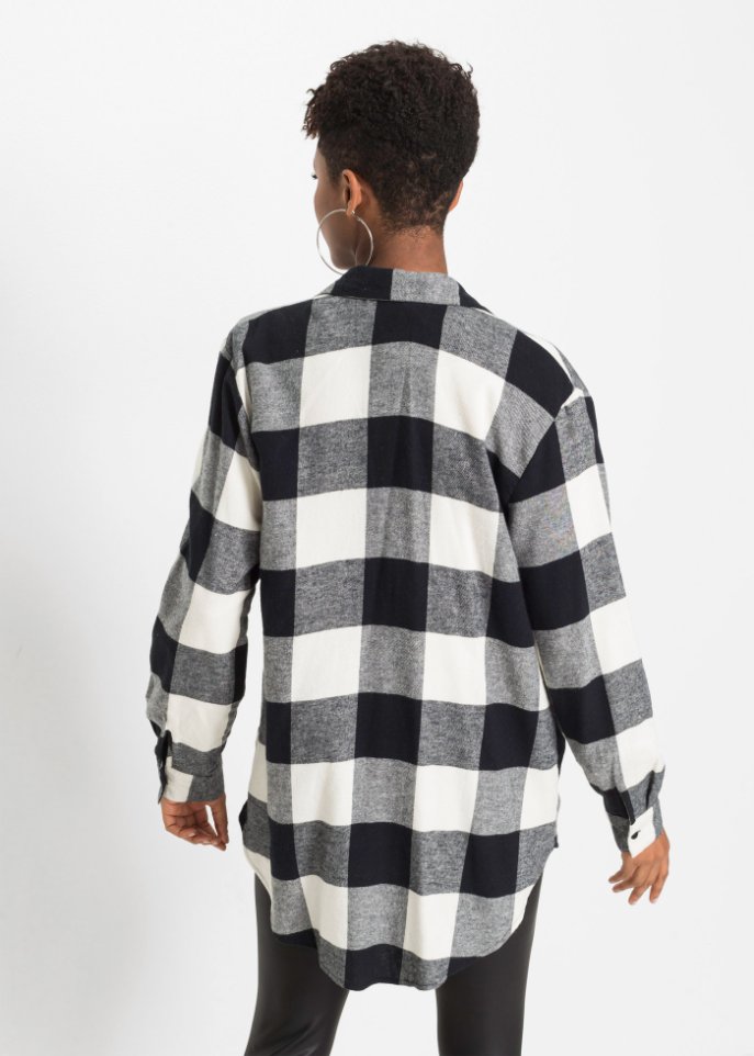 Flanell Bluse mit Karomuster