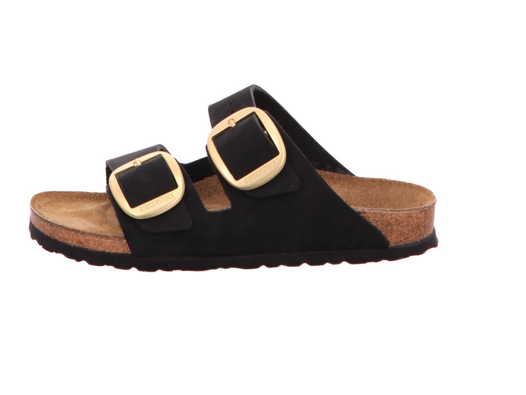 BIRKENSTOCK Komfort Sandalen schwarz Arizona Big Buckle LENB black