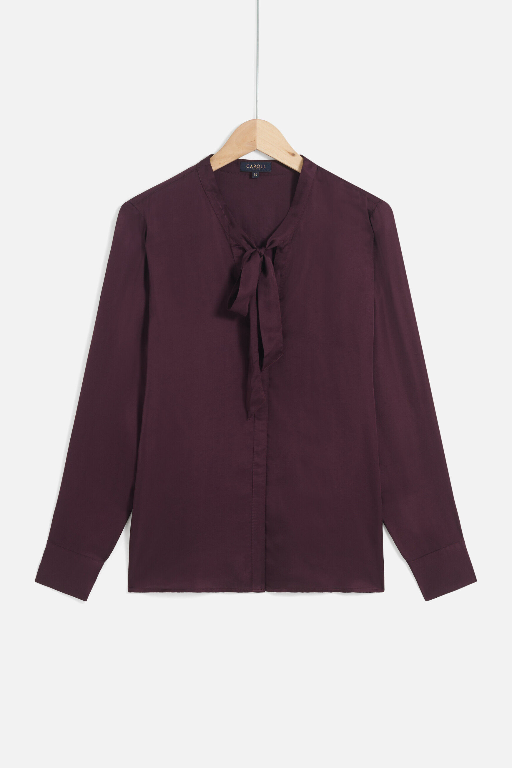 Chemise cecile prune femme