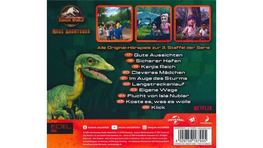 Staffelbox 3 Jurassic World