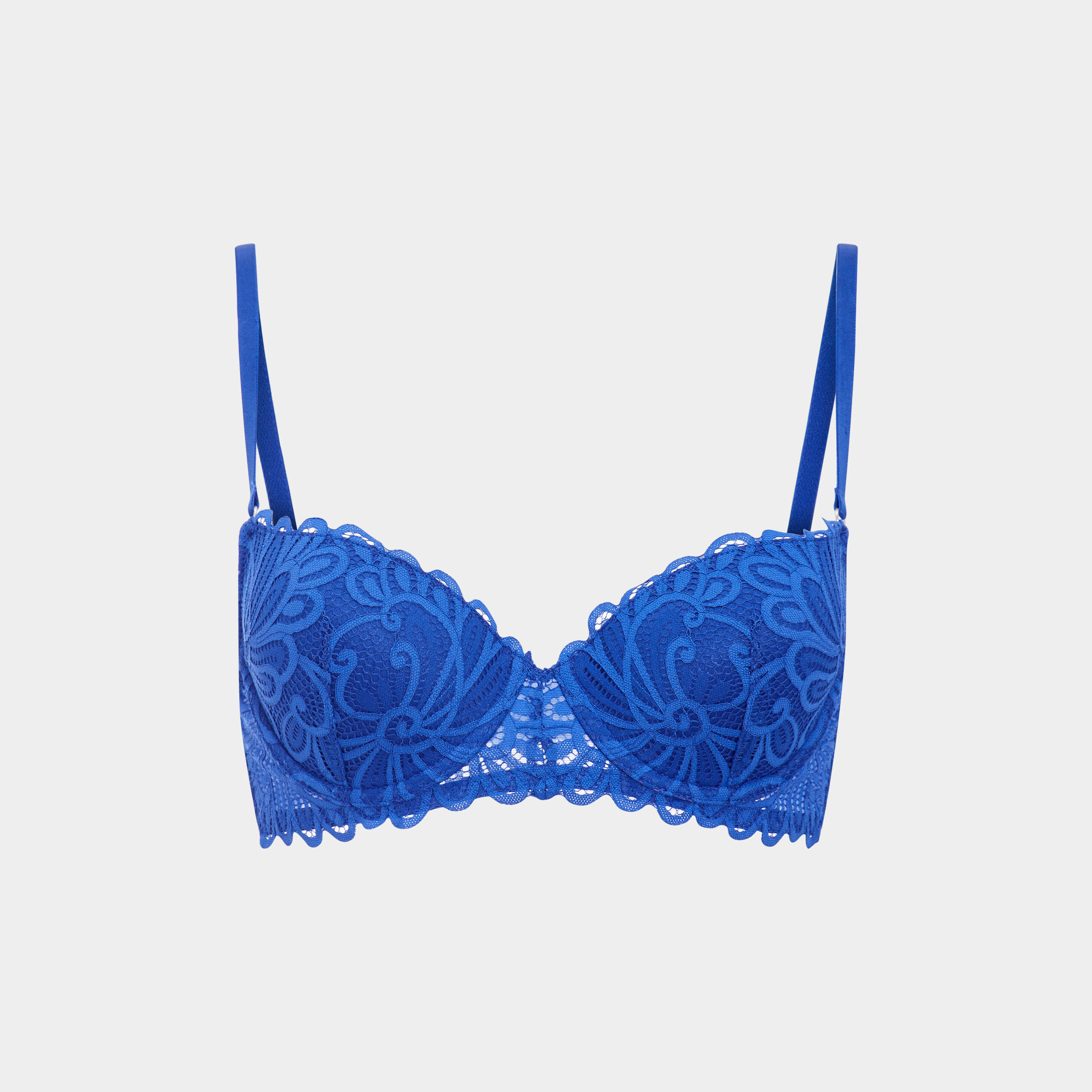 Soutien-gorge corbeille bleu electrique femme | La Halle