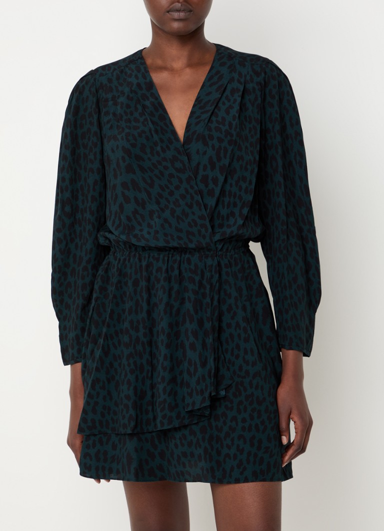 Rochie scurtă cu imprimeu leopard Zadig&Voltaire Rogers