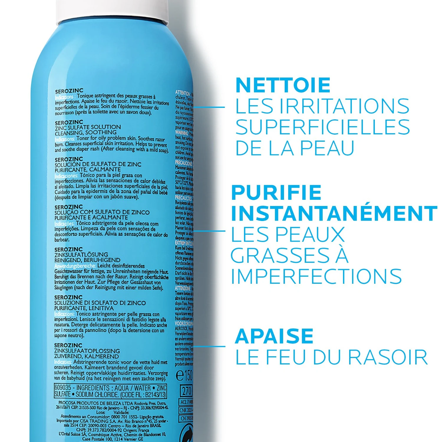La Roche-Posay Serozinc Solute de Sulfate de Zinc