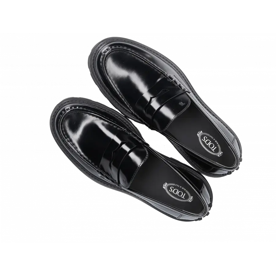 Tod's - Loafer LEATHER Kalbsleder - schwarz