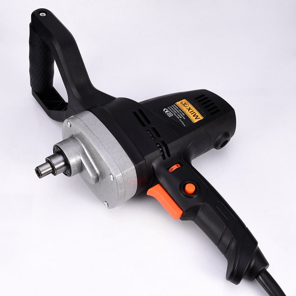 XIIW Akku-Poliermaschine 1280W Putzglättmaschine 375mm Putzbearbeitungsmaschine Putzglätter, 120 min. U/min, 230 max. U/min, Ø 375 mm, 50Hz, Filzmaschine