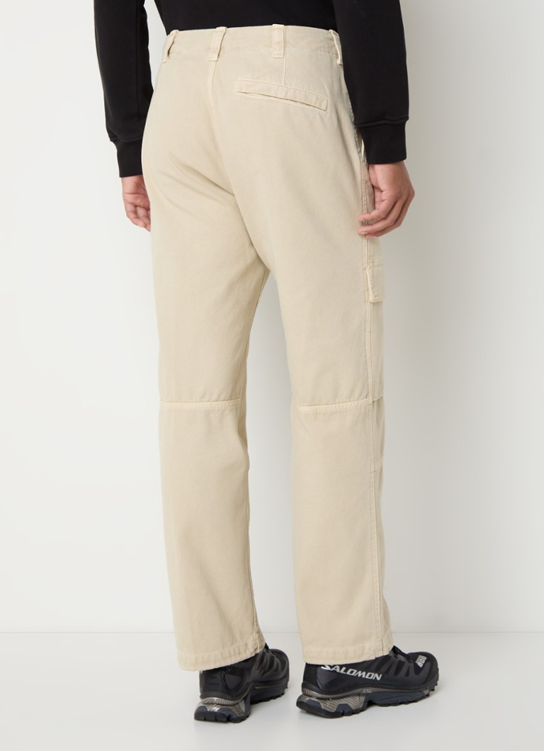 Pantaloni cargo cu croi larg Stone Island 30601 și logo