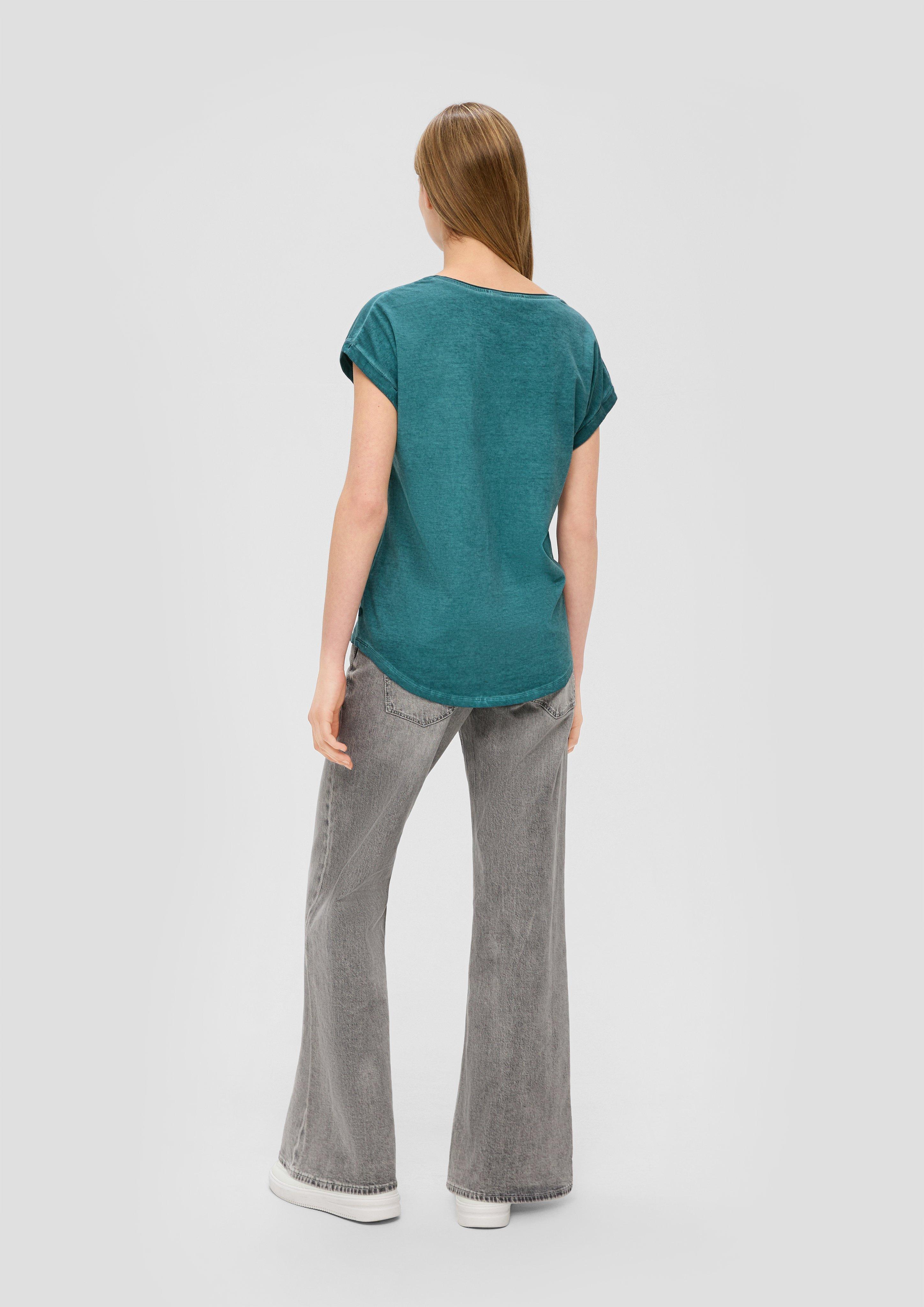 Weiches Baumwollshirt mit Frontprint  2151253-67D2