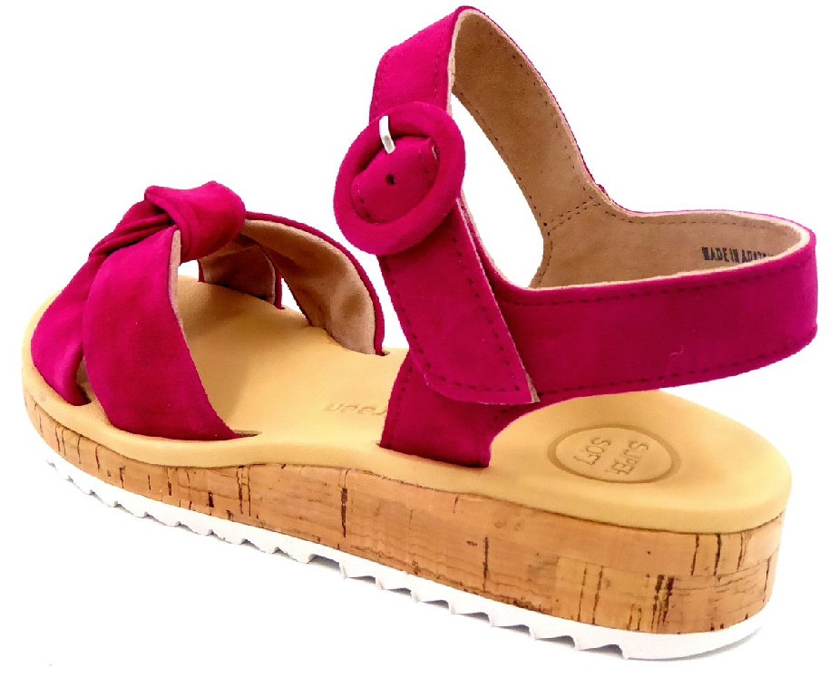 PAUL GREEN Keilsandalen lila/pink