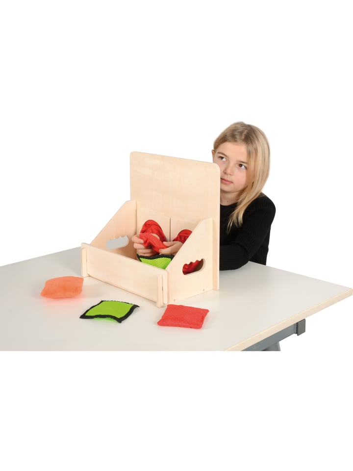 Eduplay Fühlkasten, 34 x 32 x 20 cm Sensorik-Lernspiel in Natur in Natur/Rot günstig kaufen onesize