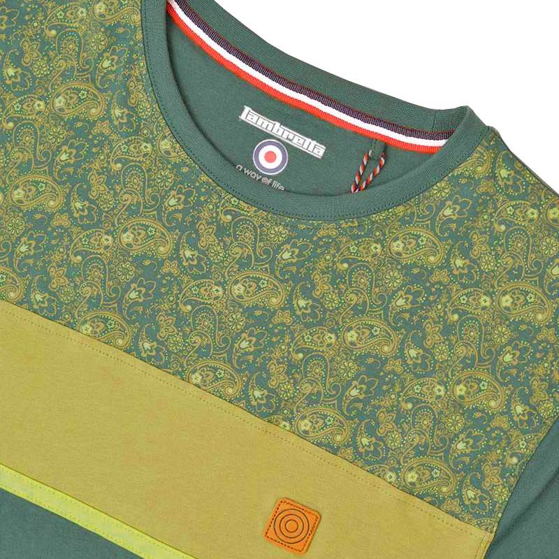 Lambretta Paisley Panel Herren T-Shirt SS0319-TG