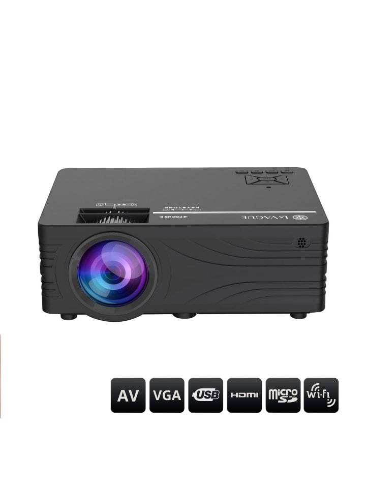 LA VAGUE LV-HD240 WI-FI BUNDLE LED-Projektor inkl. LV-STA100FP in schwarz günstig kaufen onesize