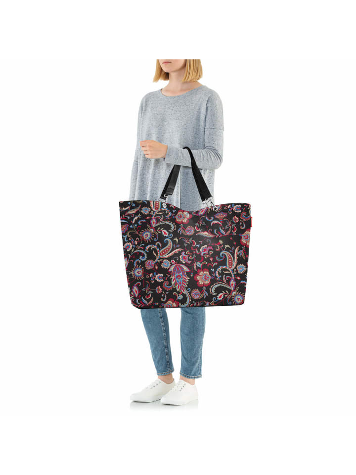 Reisenthel XL - Shopper 65 cm (twist powder blue) in paisley black günstig kaufen onesize