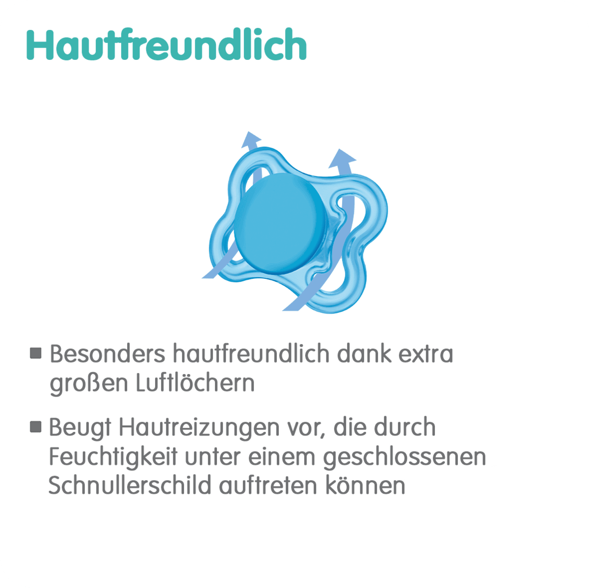 Schnuller Supreme Silikon, lila/creme, 0-6 Monate, 2 St